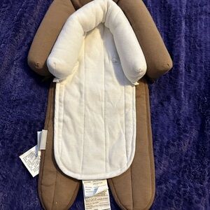 Brown and White Infant Car Seat Insert NWOT